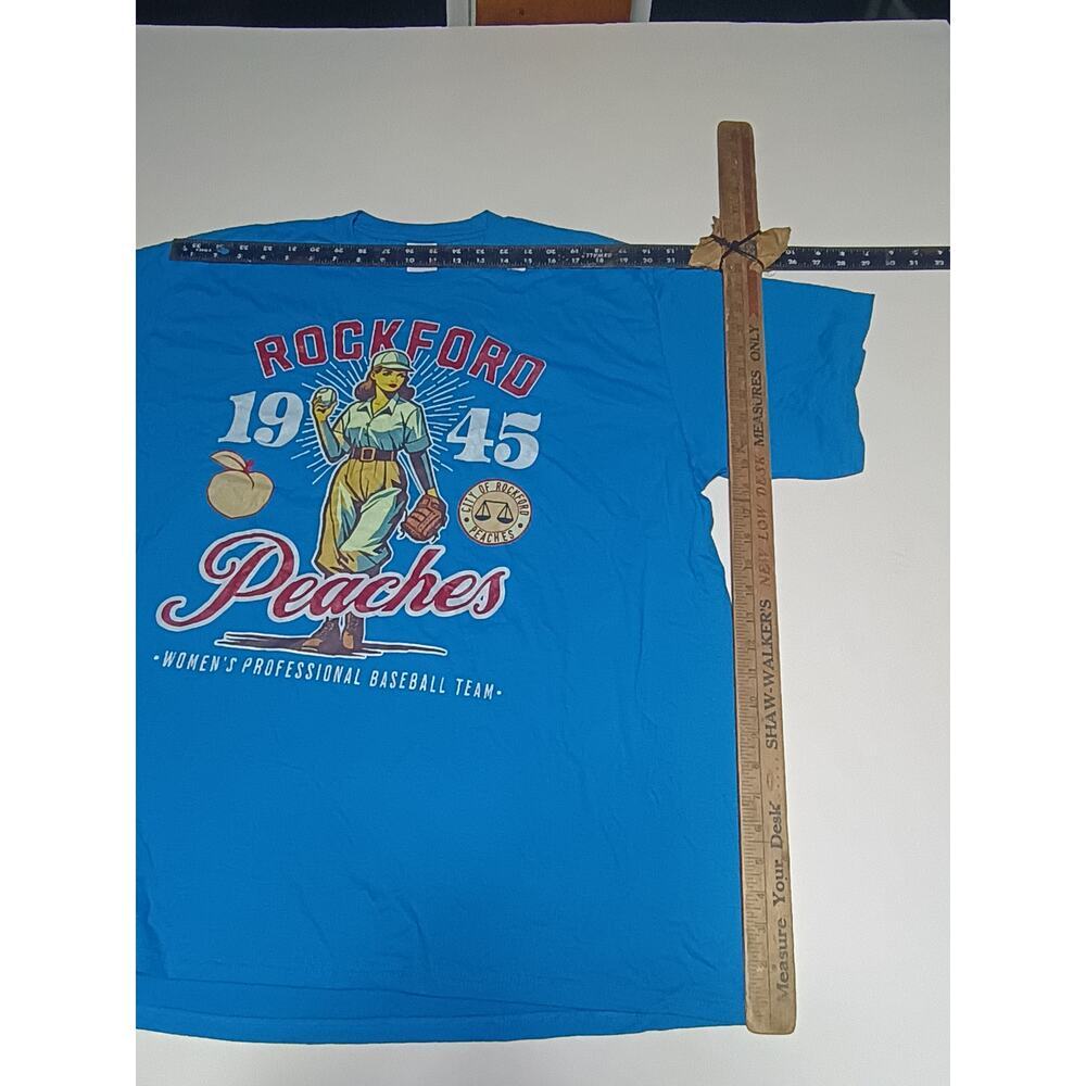 Port Authority Graphic Tee 2XL 1945 Peaches Baseball - Picture 4 of 5